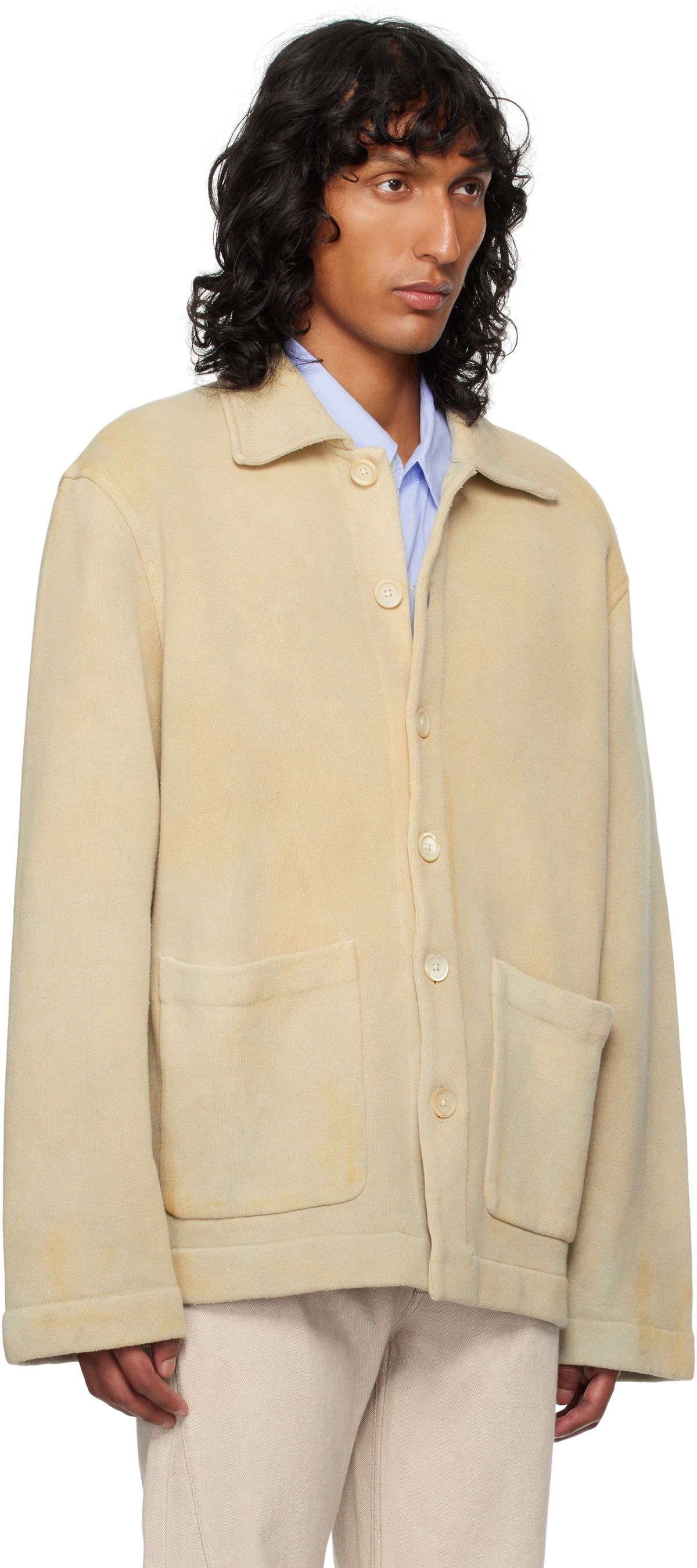 OUR LEGACY Off-White Shelter Cardigan Our Legacy