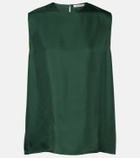Asceno Trento silk twill tank top
