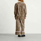 Damson Madder Women's Felice PJ Set in Leopard
