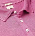 Massimo Alba - Garment-Dyed Linen Polo Shirt - Pink