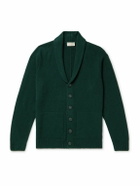 John Smedley - Rockford Shawl-Collar Recycled-Cashmere and Merino Wool-Blend Cardigan - Green