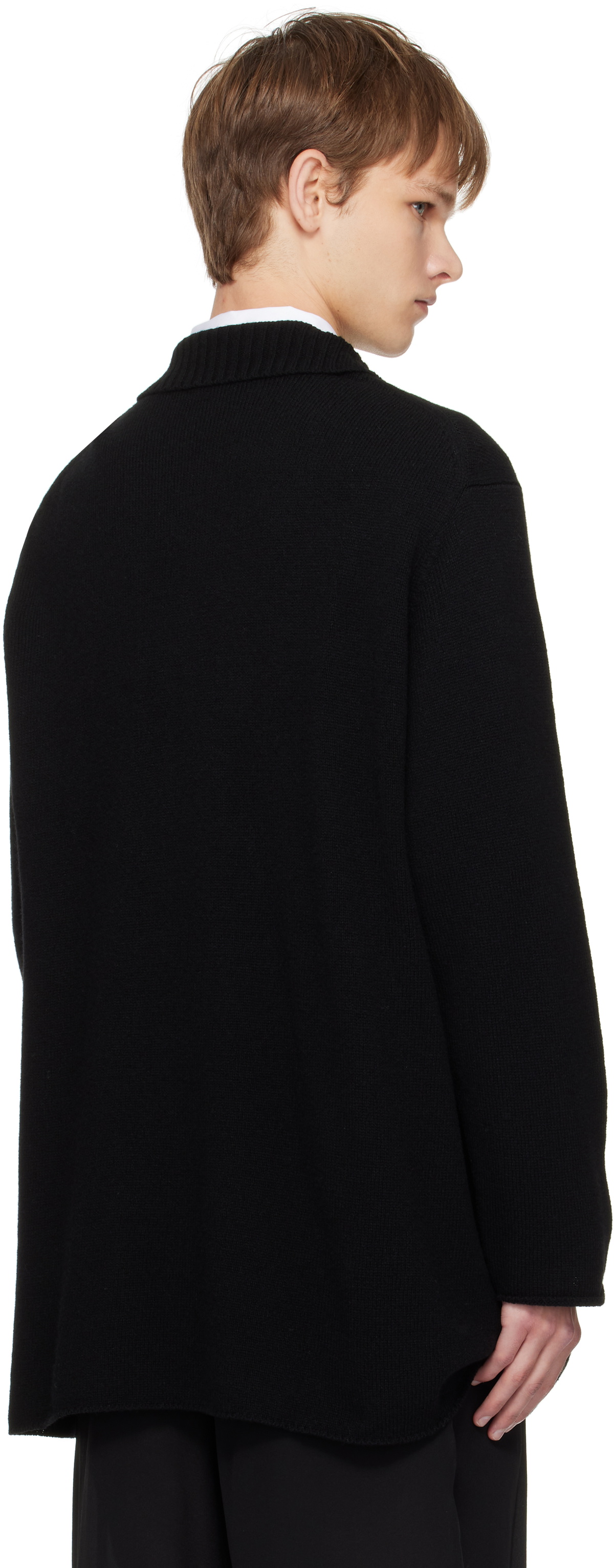 YOHJI YAMAMOTO Black String Detail Blazer