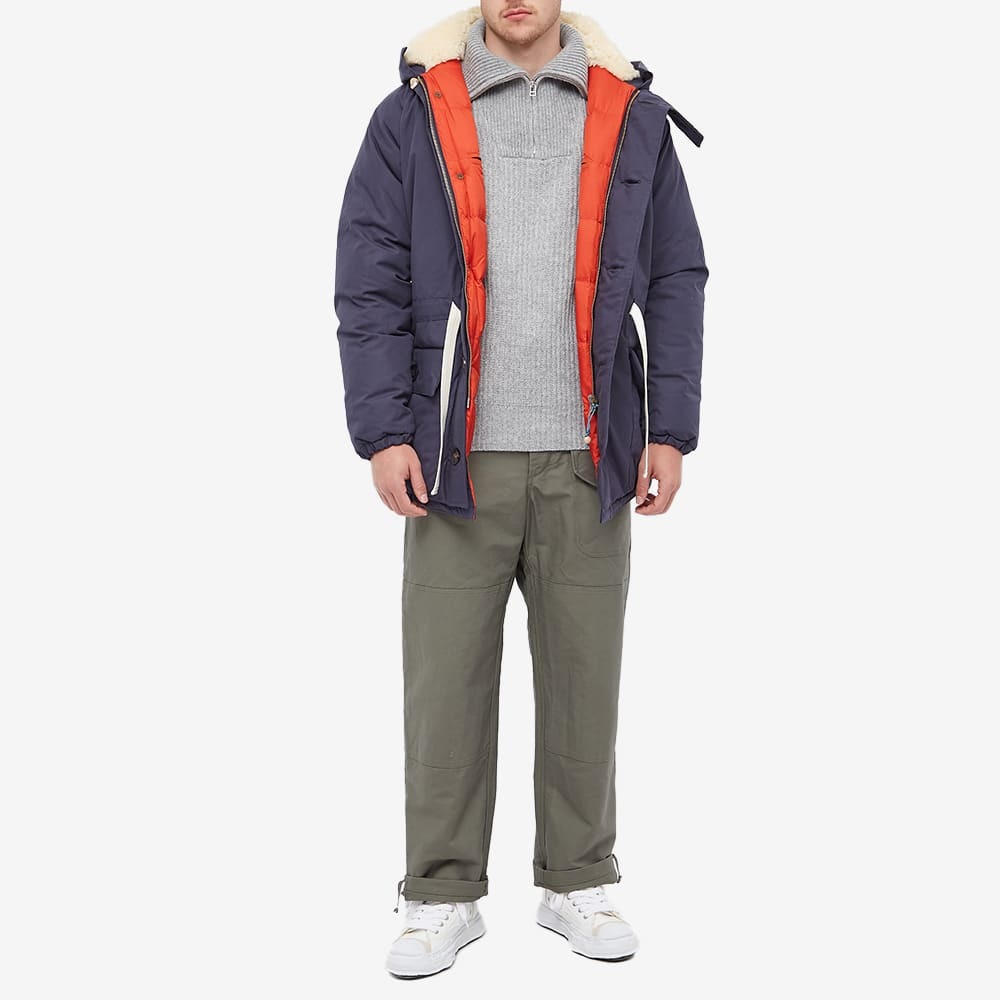 Nigel Cabourn Men's Everest Parka Jacket in Navy Nigel Cabourn