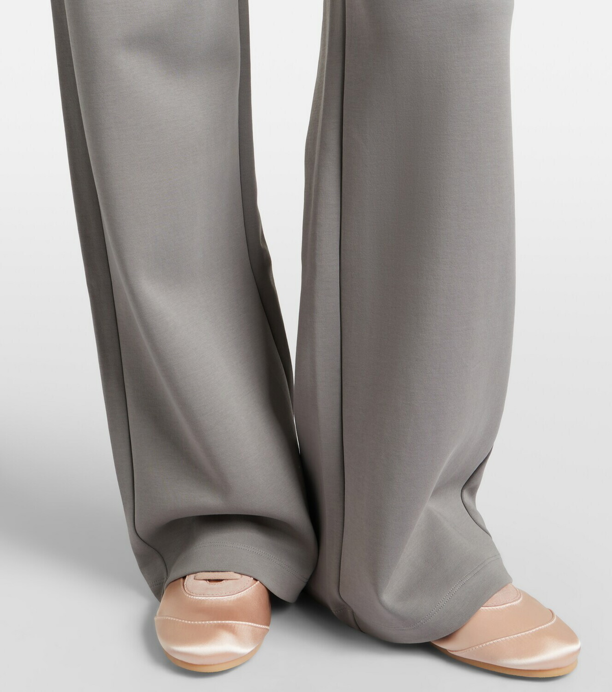 'S Max Mara Cotton-blend wide-leg sweatpants