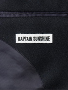 Kaptain Sunshine - Double-Breasted Wool-Twill Suit Jacket - Blue