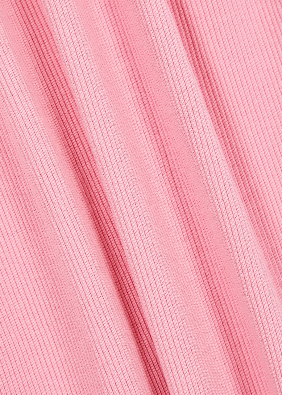 Colorful Standard Ribbed Stretch-cotton Tank Pink
