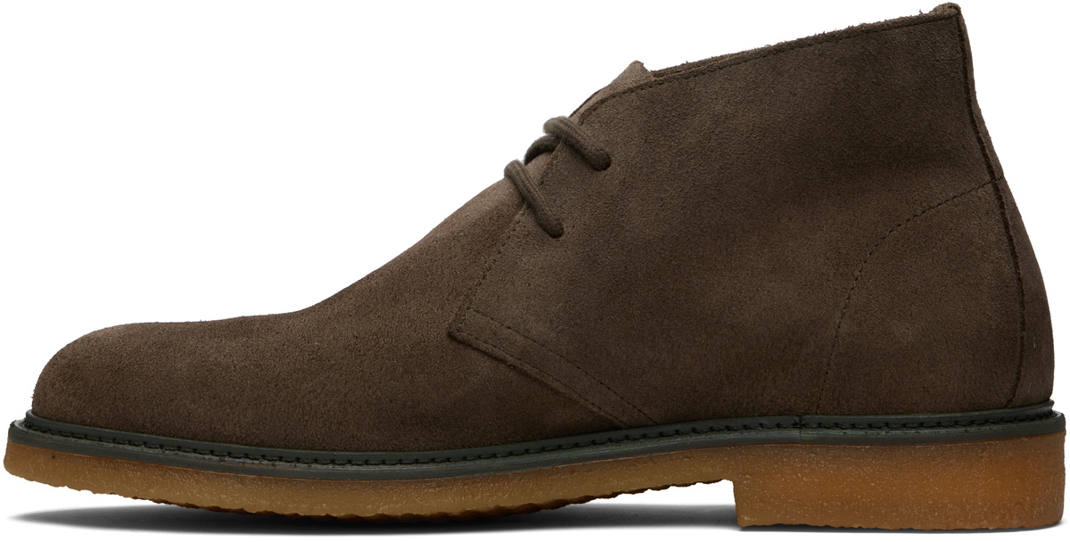 BOSS Khaki Suede Desert Boots