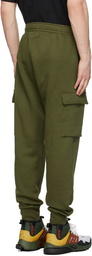 Nike Green Essential Fleece Cargo Lounge Pants