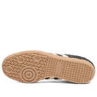 Adidas Women's Samba Og W Sneaker in Core Black/Cream White/Gold Met