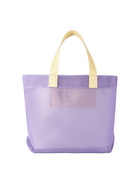 MC2 Saint Barth Mesh Purple Shopper Bag With Terry Patch | Melissa Satta Special Edition