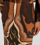 Johanna Ortiz Printed silk maxi skirt
