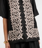 Rebecca Vallance Sundia silk shirt