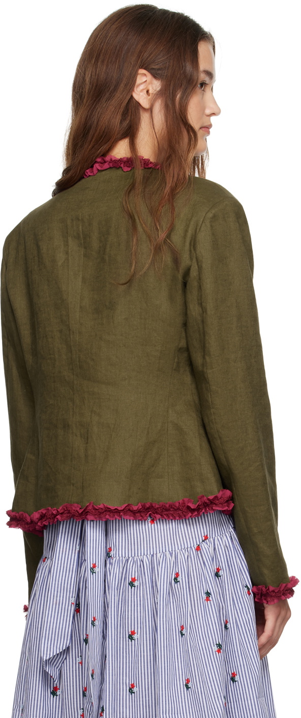 Caro Editions Khaki Tusnelda Jacket