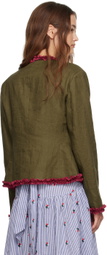 Caro Editions Khaki Tusnelda Jacket