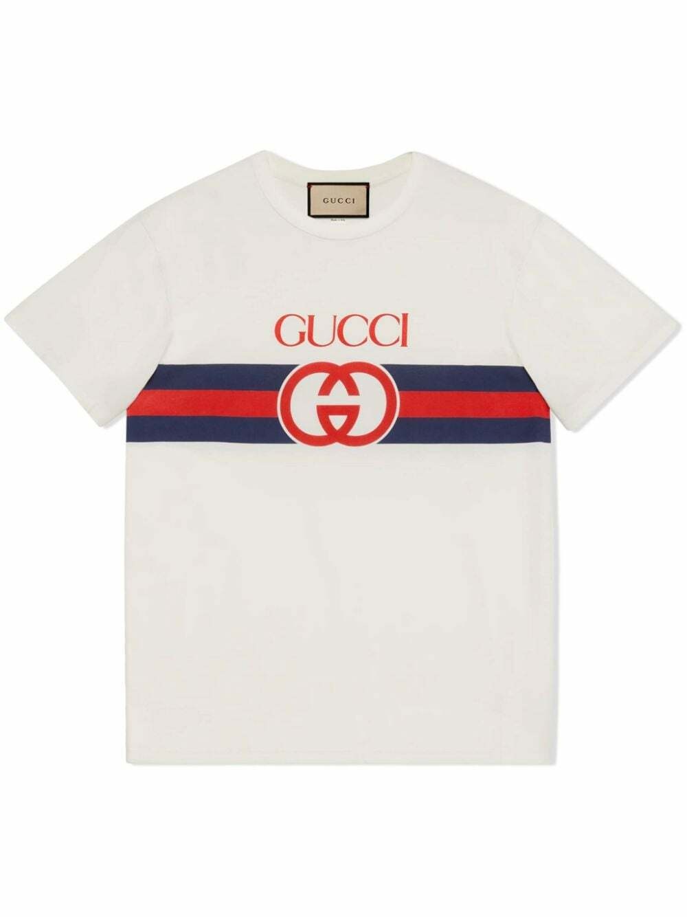 GUCCI - Logo Cotton T-shirt Gucci
