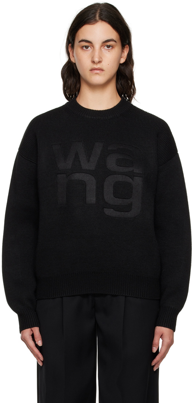 alexanderwang.t Black Embossed Sweater alexanderwang.t