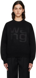alexanderwang.t Black Embossed Sweater