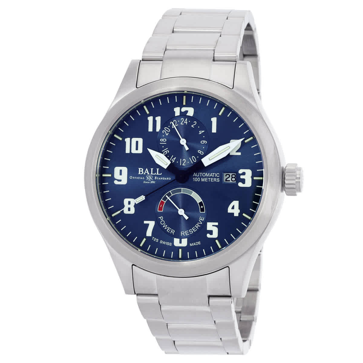 Ball Engineer Master II Automatic Blue Dial Mens Watch GM2128C-SJ-BE