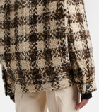 Moncler Grenoble Camlez shearling-trimmed wool down jacket