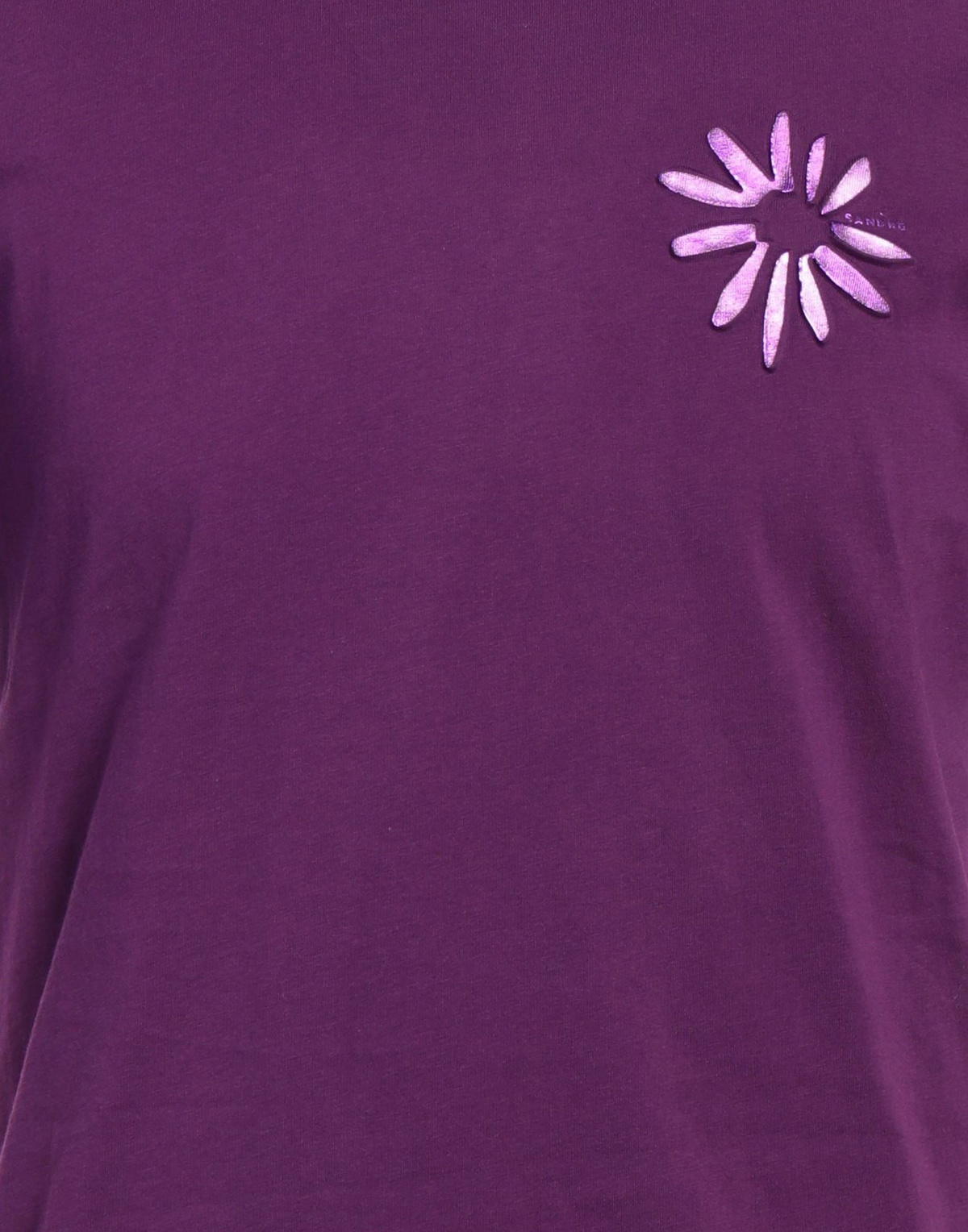 Sandro Mens T-shirt in Purple