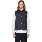 Moncler Gamme Bleu Navy Quilted Down Vest