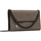 Stella McCartney Taupe Falabella Continental Wallet On Chain Bag