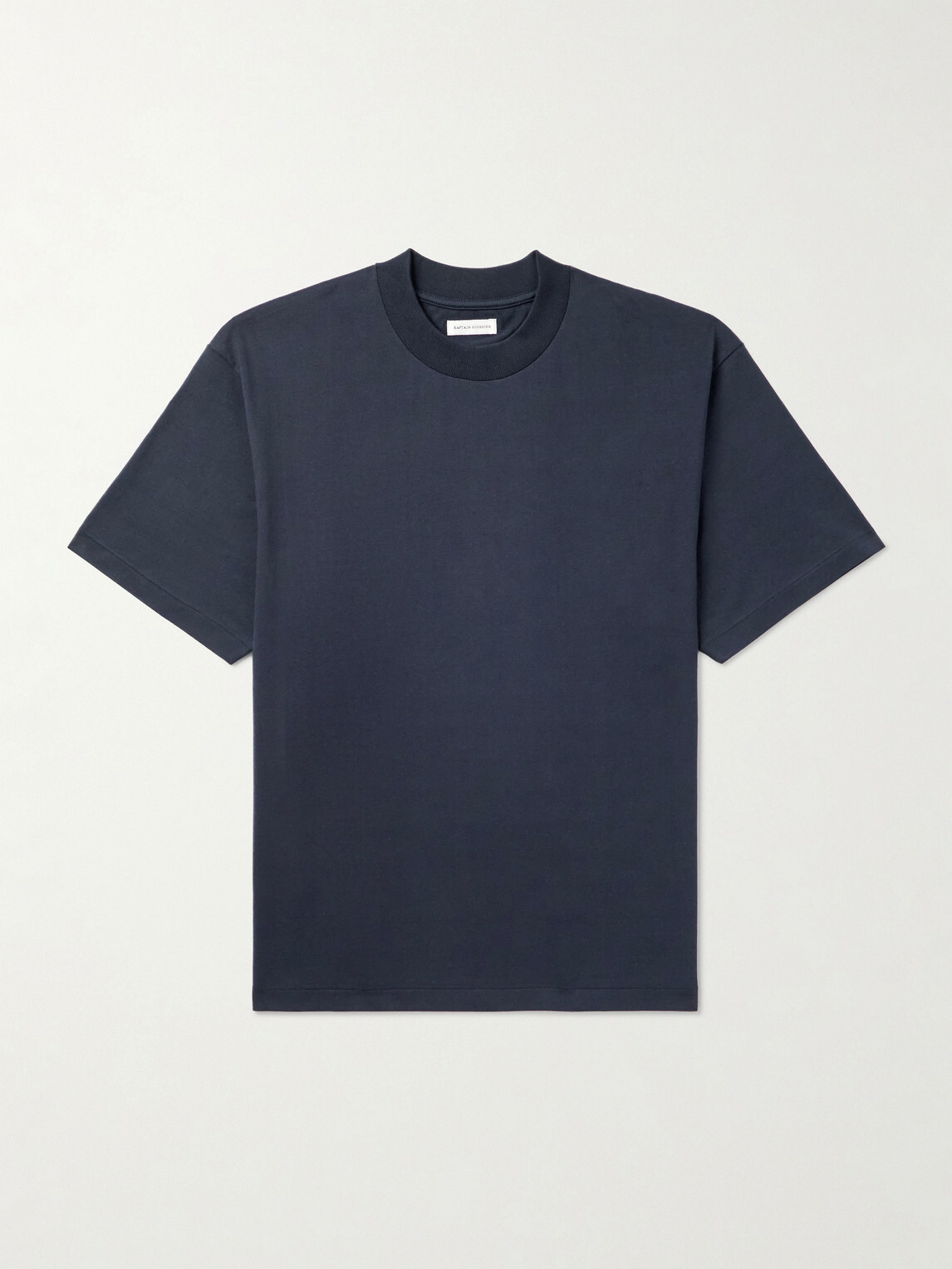 Kaptain Sunshine - Suvin Supima Cotton-Jersey T-Shirt - Blue