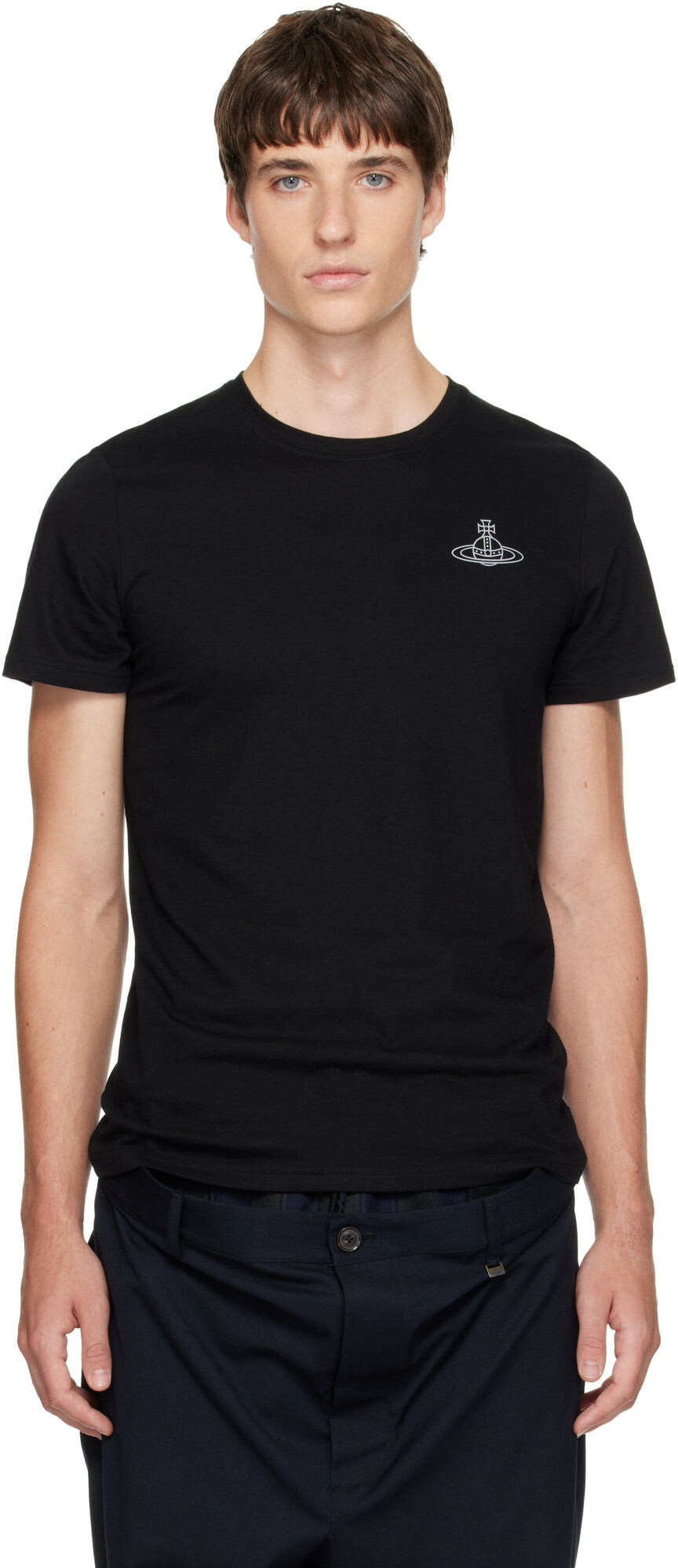 Vivienne Westwood Black 'Westwood Sécurité' T-Shirt Vivienne Westwood
