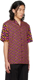 Versace Multicolor 'La Greca' Shirt