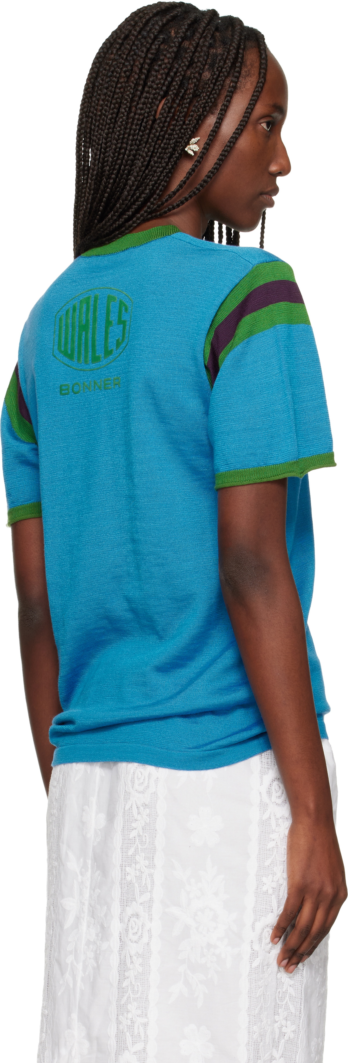 Wales Bonner Blue Soul T-shirt