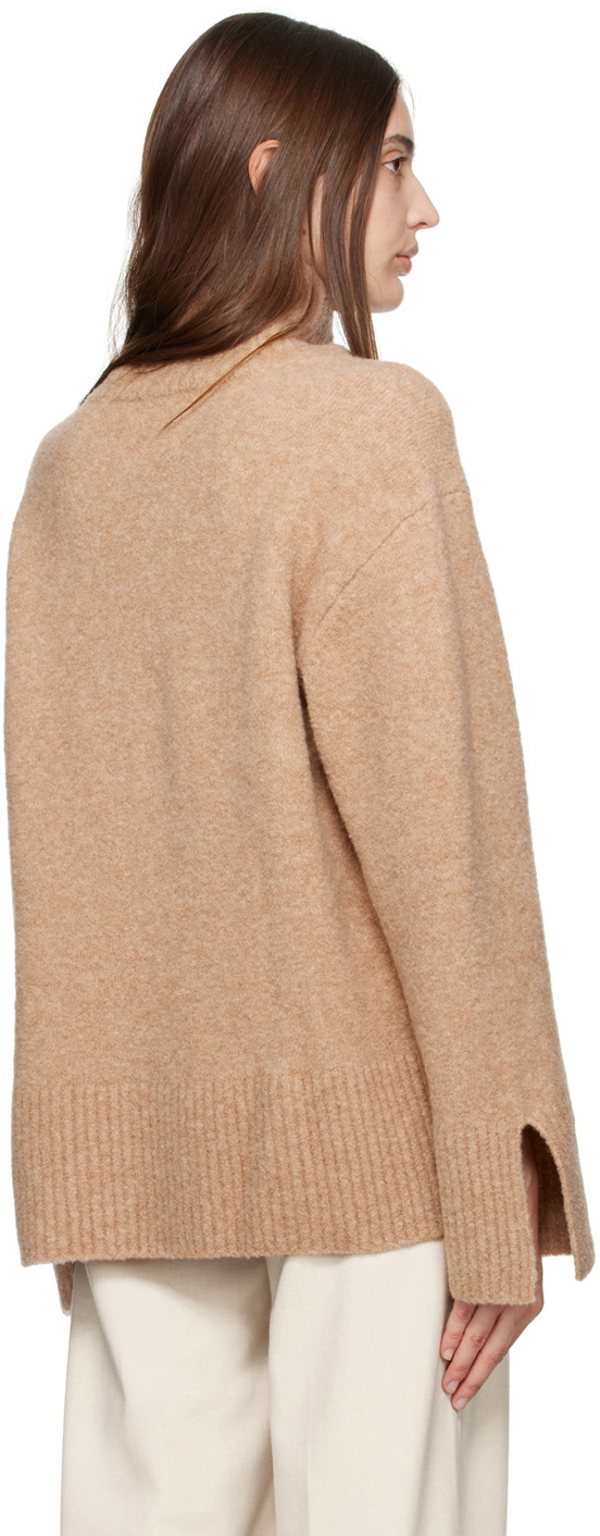 CAMILLA AND MARC Tan Merewood Turtleneck