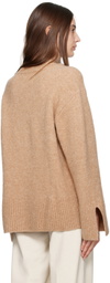 CAMILLA AND MARC Tan Merewood Turtleneck