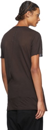 Rick Owens Burgundy Basic T-Shirt