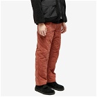 Dickies Men's Premium Collection Quilted Utility Pant in Mahogany