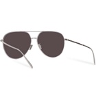 Berluti - Aviator-Style Silver-Tone Sunglasses - Silver