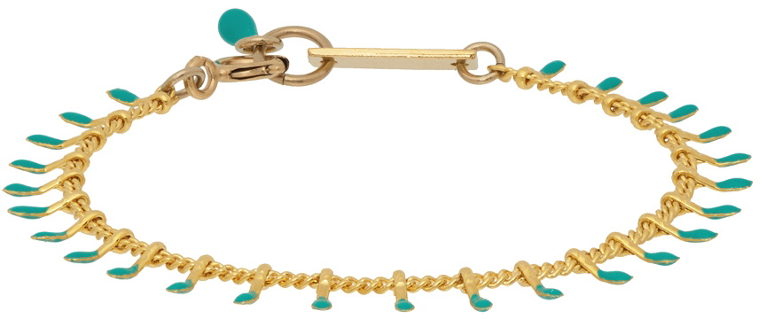 Isabel Marant Gold & Green Casablanca Bracelet Isabel Marant