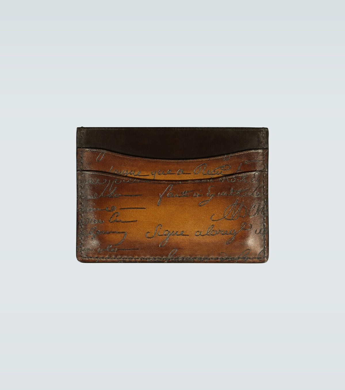 Berluti Bambou Scritto leather card holder Berluti