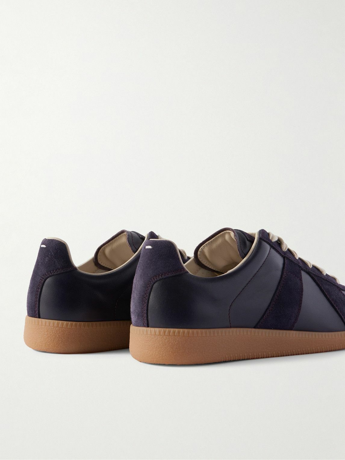 Maison Margiela - Replica Leather and Suede Sneakers