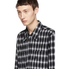 Johnlawrencesullivan Black Flannel Check Shirt