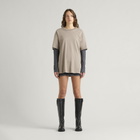 END. Signature T-shirt in Khaki