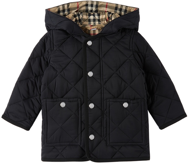 Photo: Burberry Baby Black Quilted Jacket