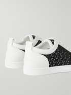 Christian Louboutin - Rantulow Rubber-Trimmed Mesh and Leather Sneakers - White