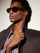 SAINT LAURENT - SL 946 Round-Frame Recycled-Acetate Sunglasses - Black