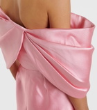 Solace London Davina satin cocktail dress