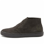 Fred Perry Men's Hawley Suede Boot in Field Green