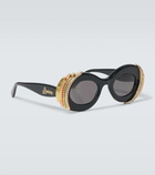 Loewe Paula's Ibiza Pavé oval sunglasses