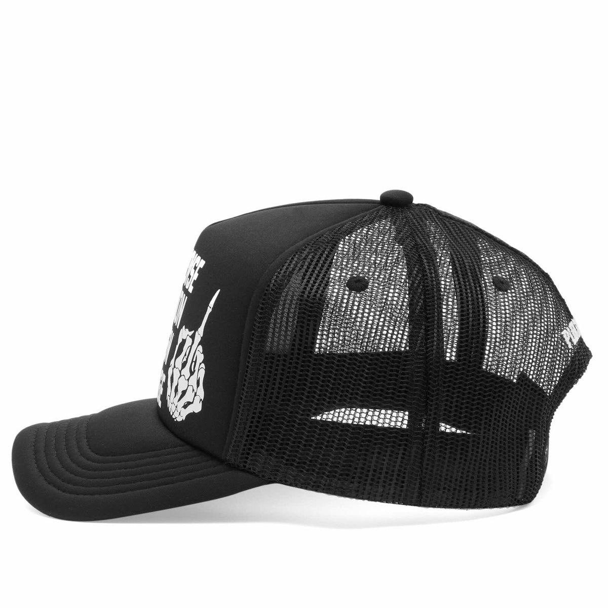Pleasures Men's Pollution Trucker Cap in Black 