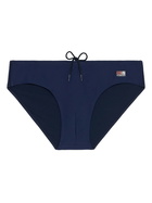 MC2 Saint Barth Man Navy Blue Swim Briefs Cayo