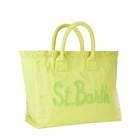 MC2 Saint Barth Vanity Light Green Canvas Shoulder Bag