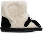 EMU Baby Off-White & Black 'Shaun The Sheep' Pre-Walkers